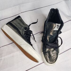 Vans High top hi top gold speck black 5.5 womens